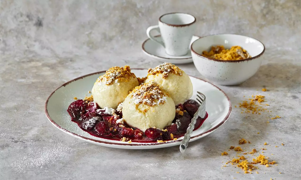 Perníkové švestkové knedlíky