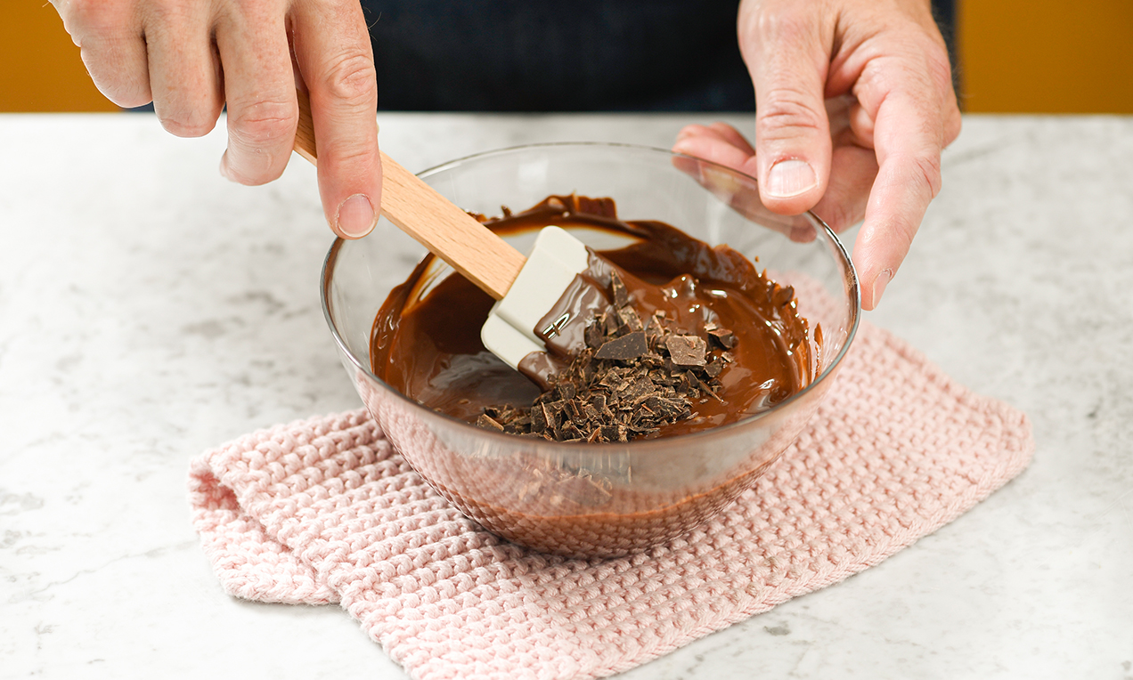 Rest Kuvertüre aufgelöst Ausschnitt DSC6641