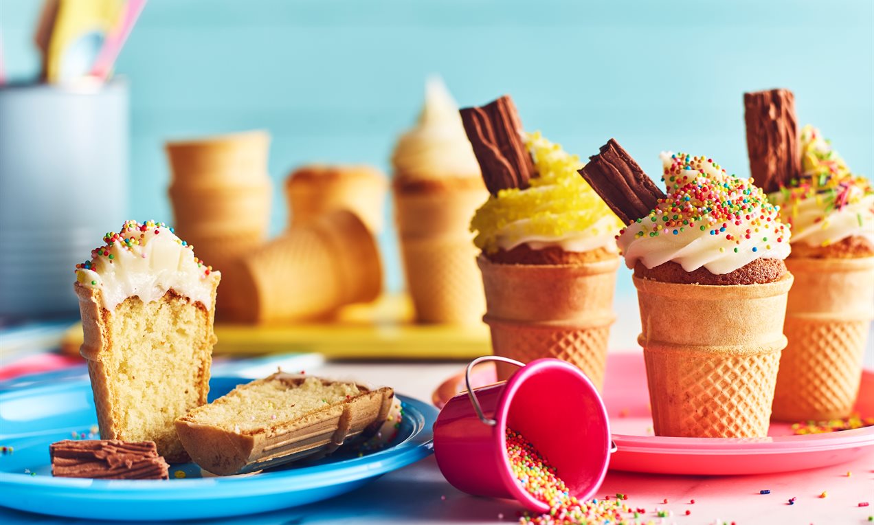 Ice Cream Cupcakes Recipe | Dr. Oetker
