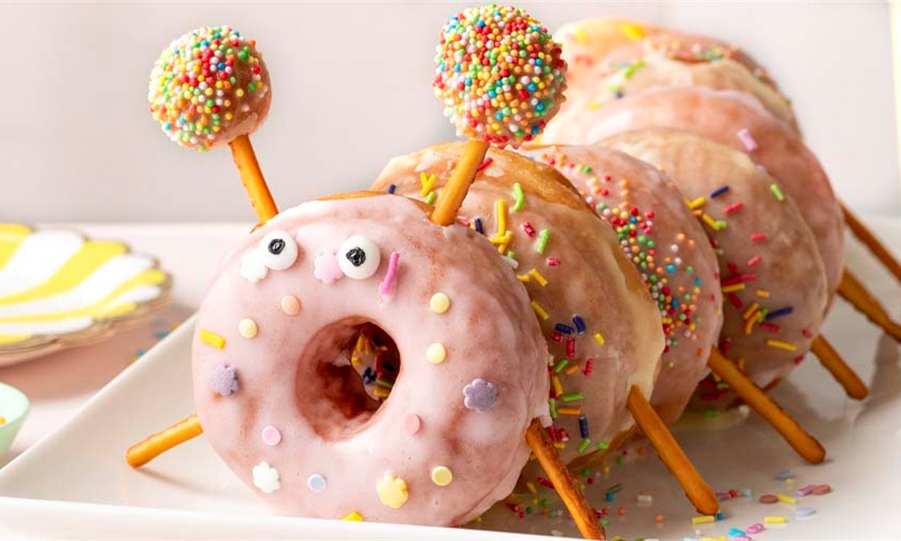 Doughnut Catterpillar Cake Recipe | Dr. Oetker