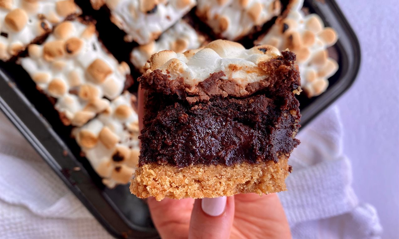 Little Muffin Blog S'mores Brownies Recipe | Dr. Oetker