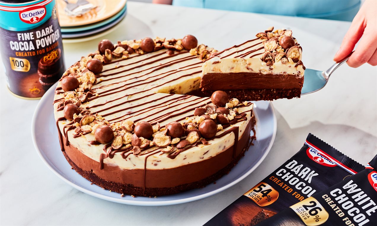 malt cheesecake image