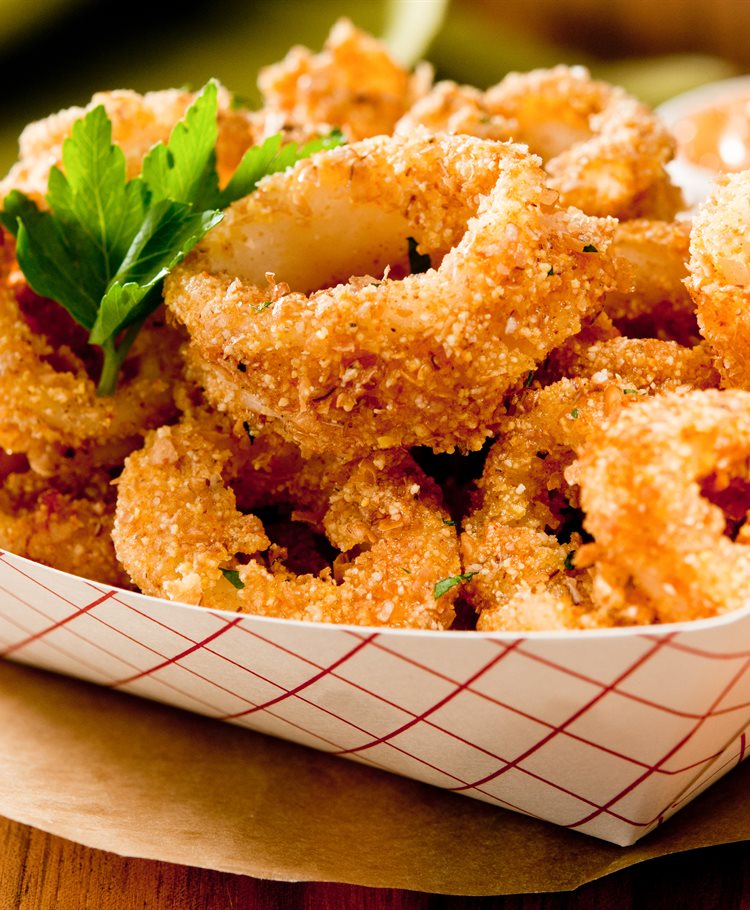 Crunchy Oatmeal Calamari